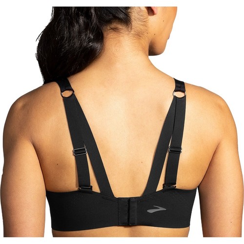 Brooks Dare Underwire Run Bra Running Sports Bra Womens Size 32D Black - NEW - Picture 6 of 6