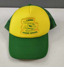Funko Stranger Things Camp Know Where '85 Yellow  Green Snapback Hat