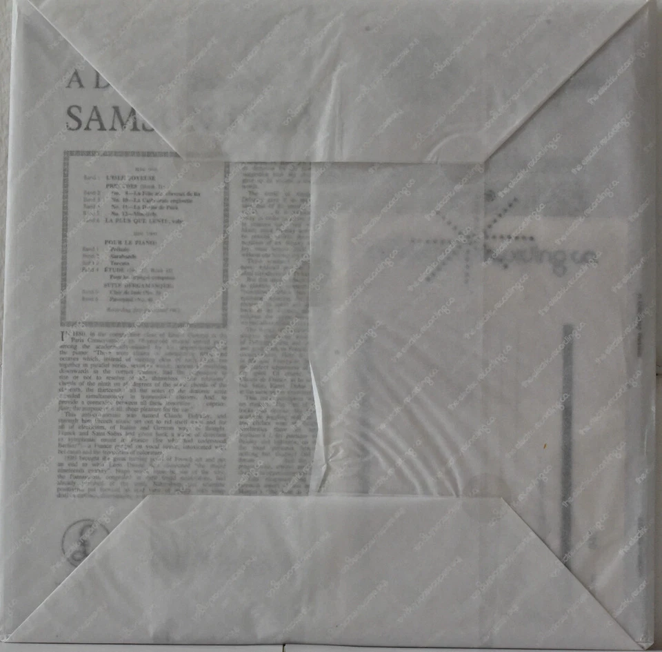Electric Recording ERC 069 STEREO UK SAMSON FRANCOIS "Debussy Recital" N° #40 SS - Image 2 of 2
