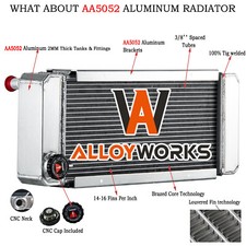 4-Row Radiator Fit Skid Steer Loader Bobcat 443 453 463 543 553 #6563691 6678670