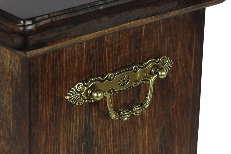 Bull Terrier urne en bois avec un chien Art-Dog - Photo 2/4