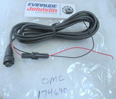 P25A Johnson Evinrude OMC 174690 Power Cable Assembly OEM New Factory Boat Parts
