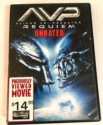 AVP Aliens vs Predator Unrated DVD Ships Same Day With Tracking