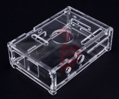 DIY Kit Transparent Clear Acrylic Case Shell Enclosure Computer Raspberry Pi Box