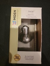 MOEN SAGE Single Robe Hook DN6803BN Brushed Nickel