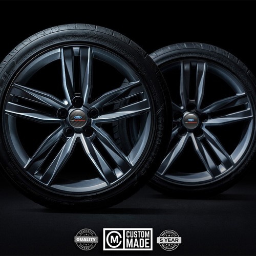 Adesivi copricerchi Ford set di 4 emblema cerchi in silicone coprimozzo - Foto 7 di 13