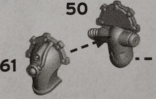 Warhammer 30k Cult Mechanicum Bits Tech Thralls Servitor Head w Options #50 - Picture 3 of 6