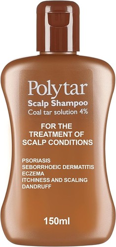 3 x 150ml Polytar Scalp Coal Tar Shampoo
