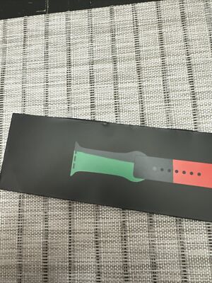 DISCONTINUED GENUINe APPLE WATCH SPORT BAND BLACK UNITY 38MM, 40MM, 41MM BOX