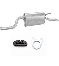 für FIAT PUNTO 2 II Endschalldämpfer 1.2 8V/16V 60/80 PS Auspuff + ANBAUSATZ