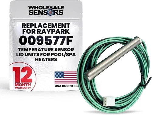 Raypak 009577F Replacement Heater Sensor 12 Month Warranty