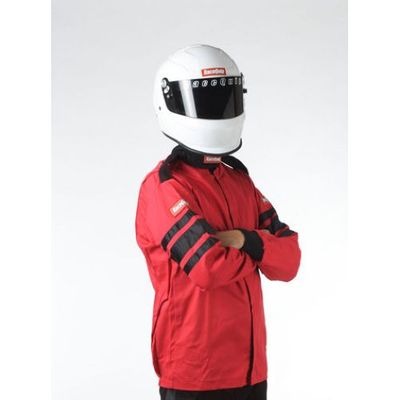 Racequip 111015 SFI-1 Single Layer Driving Jacket Red Large