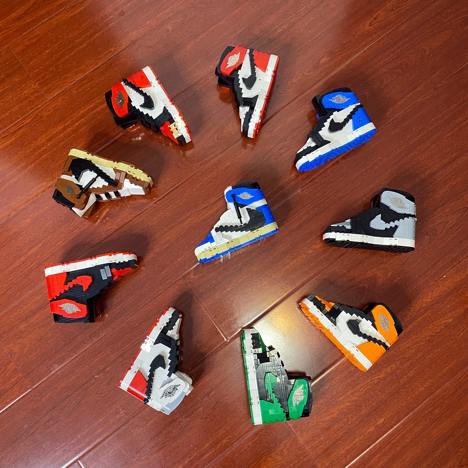 Baskets emblématiques HYPEBRICKZ taille régulière briques   Cadeaux pour sneakerheads