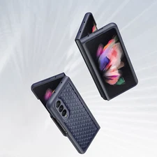 Shockproof Genuine Leather Protective Case For Samsung Galaxy Z Fold 4 Fold 3 5G