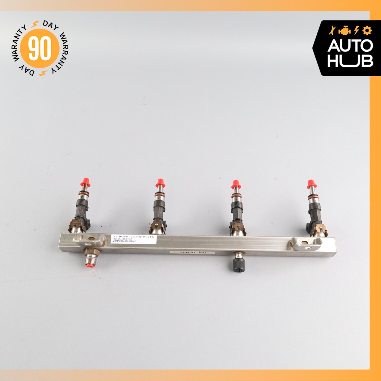 Maserati Quattroporte Fuel Injection Rail Line w/ Injectors Left Side OEM
