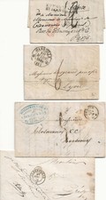 France, 4 Pre. Phila letters from 1832 to 1856, look