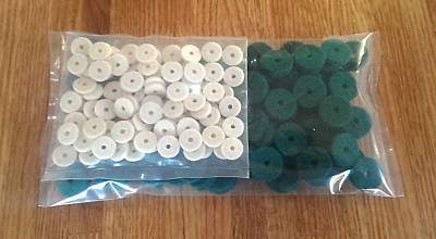 Premium Piano Felt Punchings - Full Set - Front & Balance Rail - 180 pieces