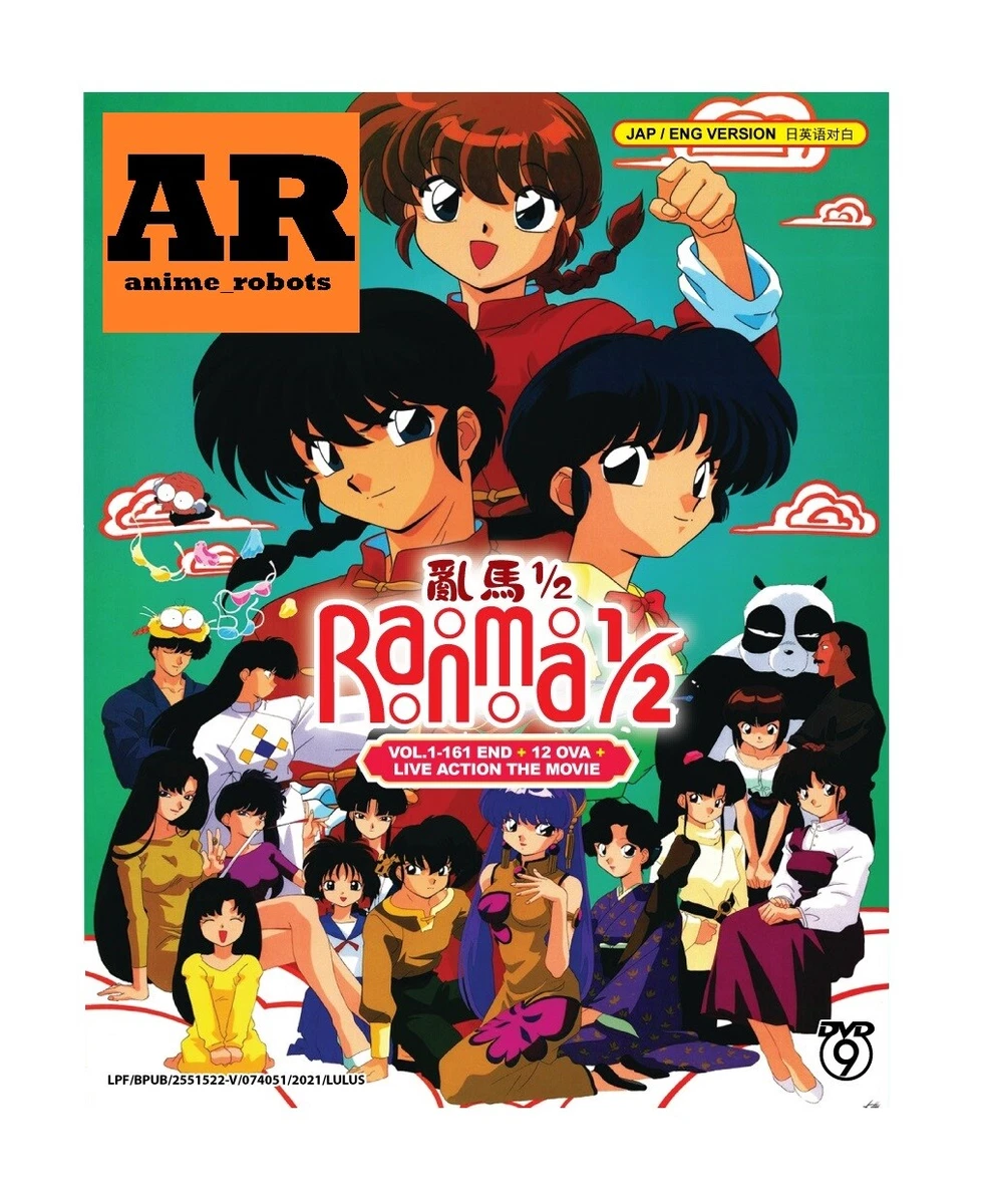 Ranma 1/2 (1-161End+Live Action Movie) Anime DVD English subtitle Region 0  | eBay