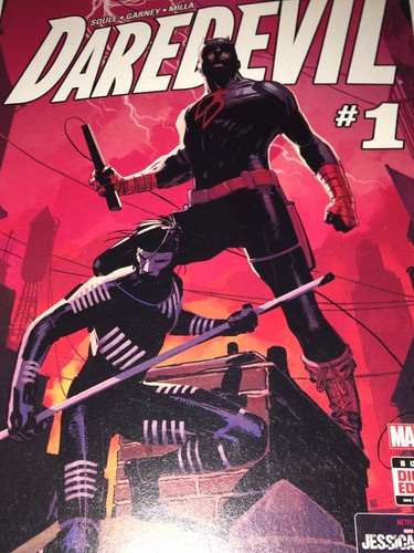 Daredevil 1 & 2 Marvel 2016 Blindspot 1st Appearance Tenfingers Back In Black - Picture 3 of 9