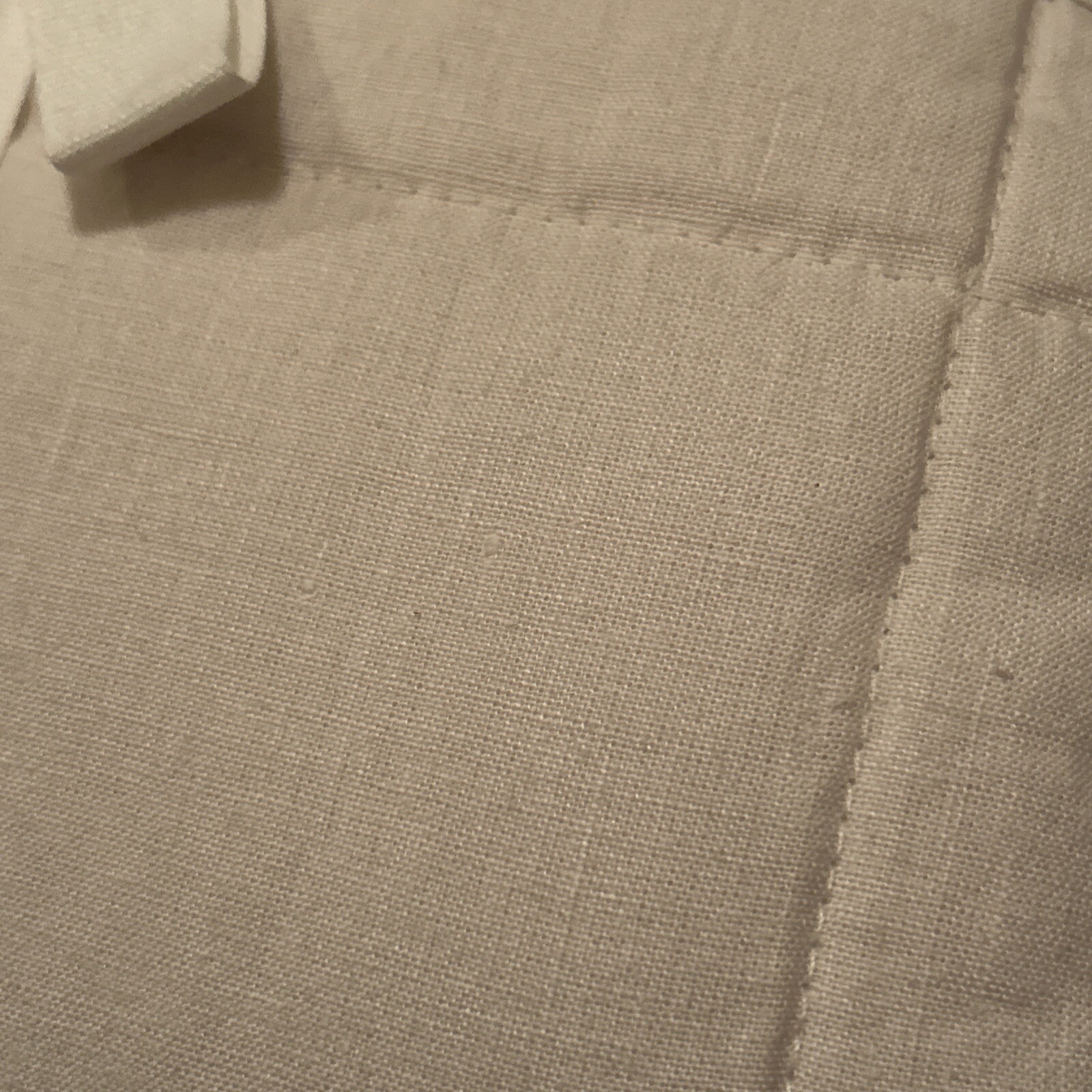 LOT OF 3- Quince European Linen Box Quilted KING Shams- Sand, Sage, Dusty Blue