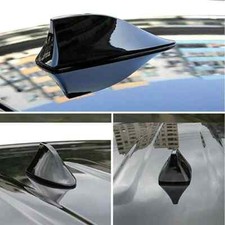Black Shark Fin Roof Antenna Aerial Fm Am Radio Signal Decor Car Trim Universal Black Shark Fin Roof Antenna Aerial Fm Am Radio Signal Decor Car Trim Universal