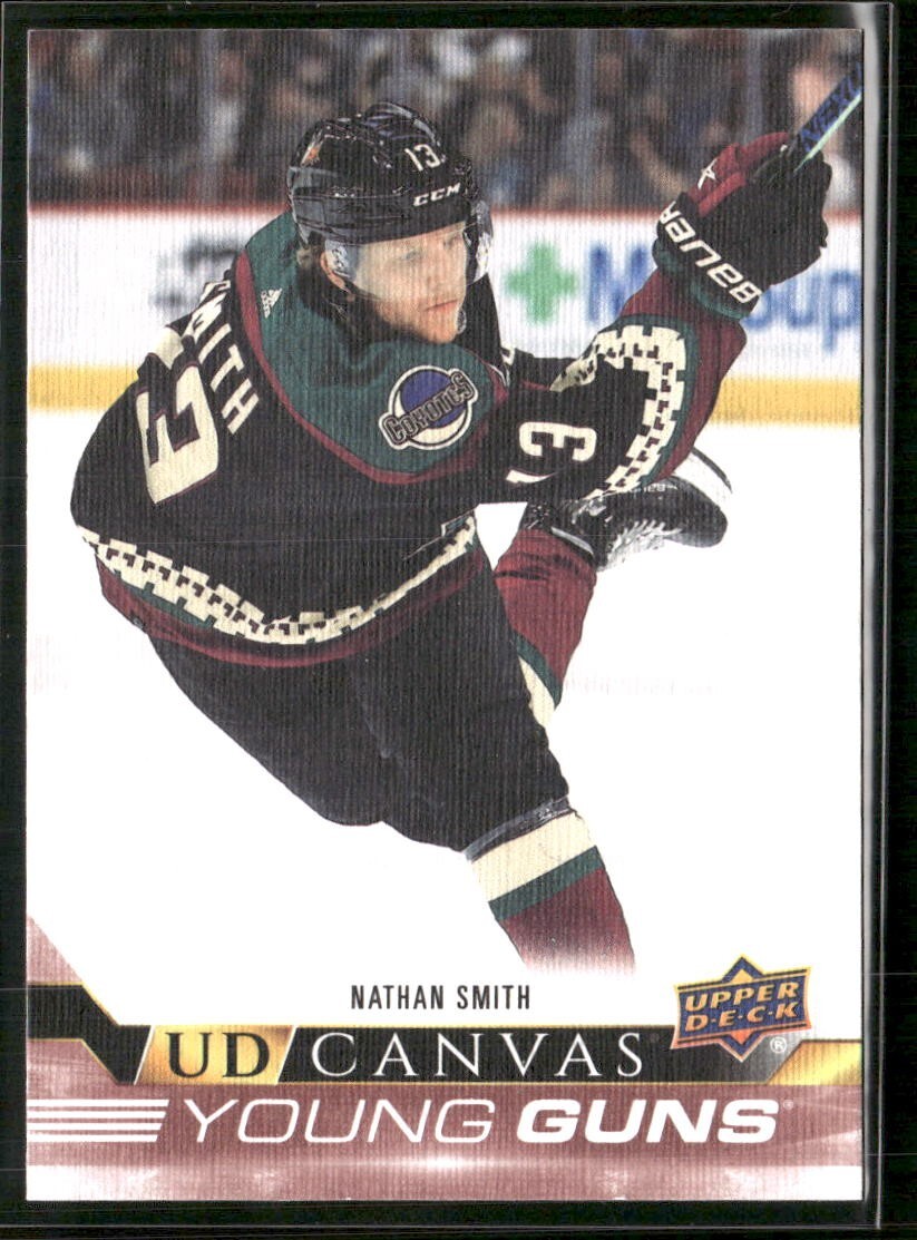 2022-23 Upper Deck Series 1 - Ud Canvas Young Guns Nathan Smith #C117 (RC)