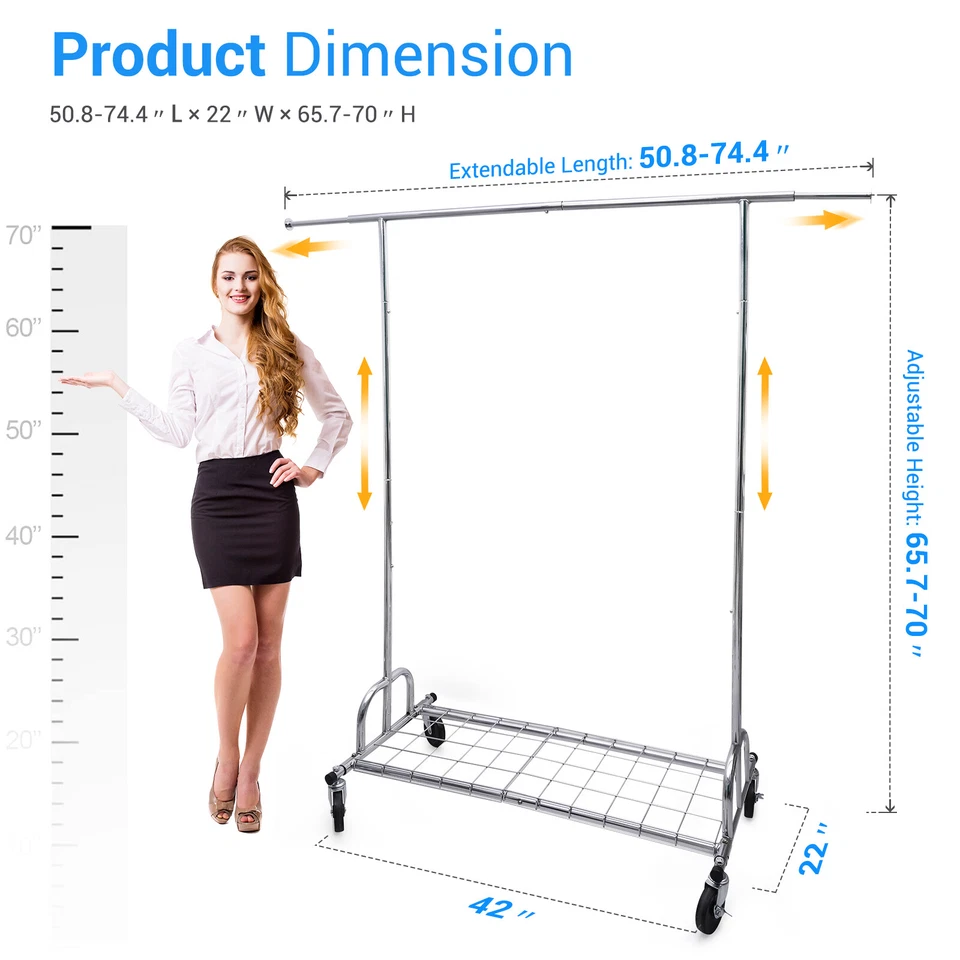 Perchero para ropa Percha para ropa Almacenamiento de armario de alta resistencia con estantes para zapatos Foto 3 de 4