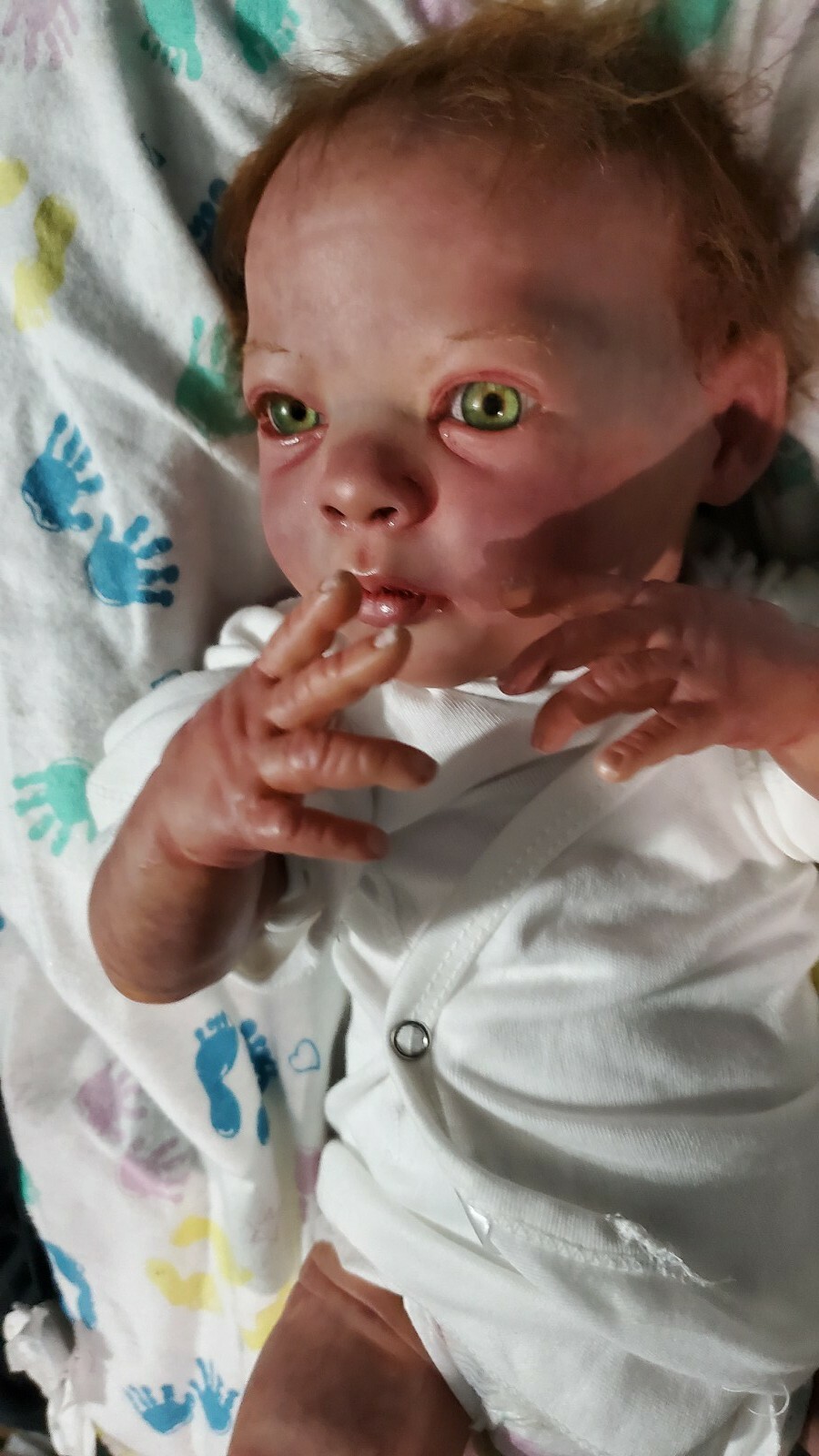 Newborn Baby Girls With Green Eyes