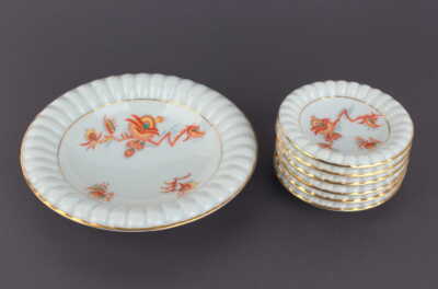 MEISSEN ASSIETTE ANCIENNE porcelaine de SAXE à décor floral fleur