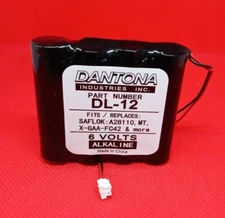 Dantona 6V Hotel Door Lock Alkaline Batteries DL-12 FITS SAFLOK A28110 & MORE