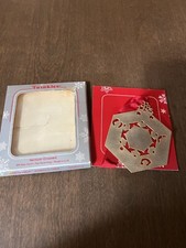 Twinkles Heirloom Ornament 1985 18K Gold Finish DAD Snowflake Made in USA Fair