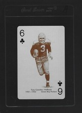 1963 Stancraft Football Tony Canadeo #6C EX-MT A