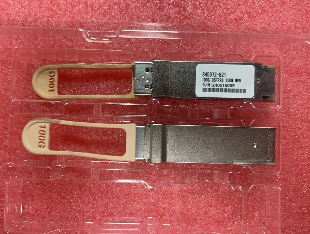845972-B21 100Gb QSFP28 COMPATIBLE HPE 150M OPTICAL 845972-B21 100Gb QSFP28 COMPATIBLE HPE 150M OPTICAL
