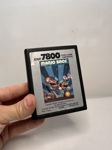 Lot De 4 Jeux Atari 7800 : Mario Bros, Crack'ed, One On One, Topleed – PEGI 7