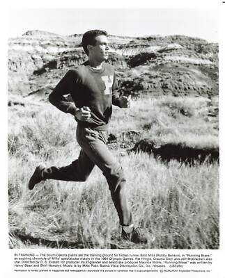 Running Brave 1983 Movie Photo Robby Benson 8x10 Billy Mills  a*P118a