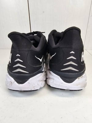 Hoka One One Clifton 8 Black White Running Shoes - 1119393  display picture 2