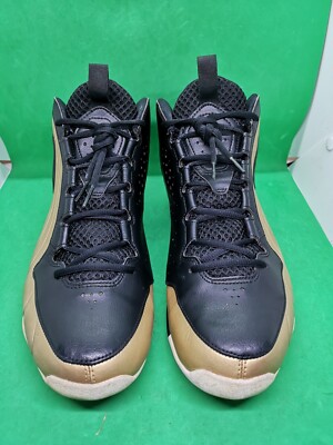 Nike Air Max Wavy Black & Gold Basketball Shoes AV8061-003  display picture 1