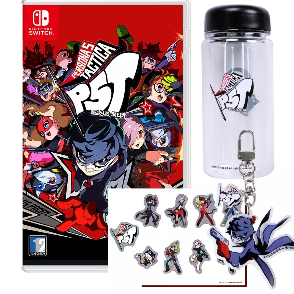 Switch ver.) Persona 5 Tactica - Famitsu DS Pack w/ T-shirt (XL size)  (Limited Edition)