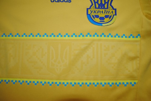 MENS SMALL UKRAINE NATIONAL TEAM FOOTBALL SOCCER SHIRT 2012-2013 JERSEY ADIDAS - 第 4/10 張圖片
