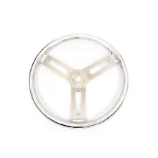 Sweet Mfg 611-70151 15" Flat LW Aluminum Steering Wheel No Wrap Bump Grip