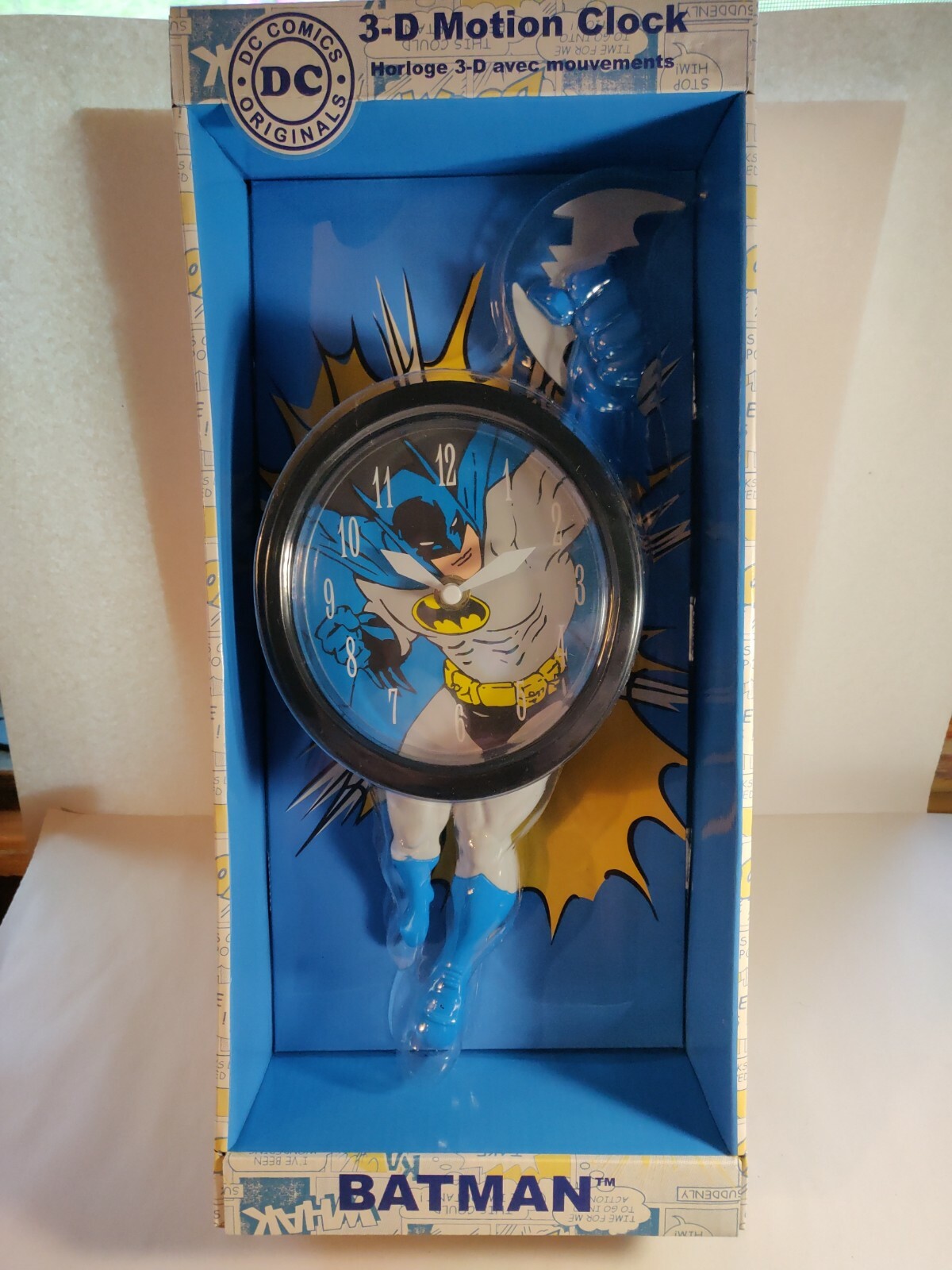 DC Comics Originals BATMAN 3D Motion Clock (CosBman685)