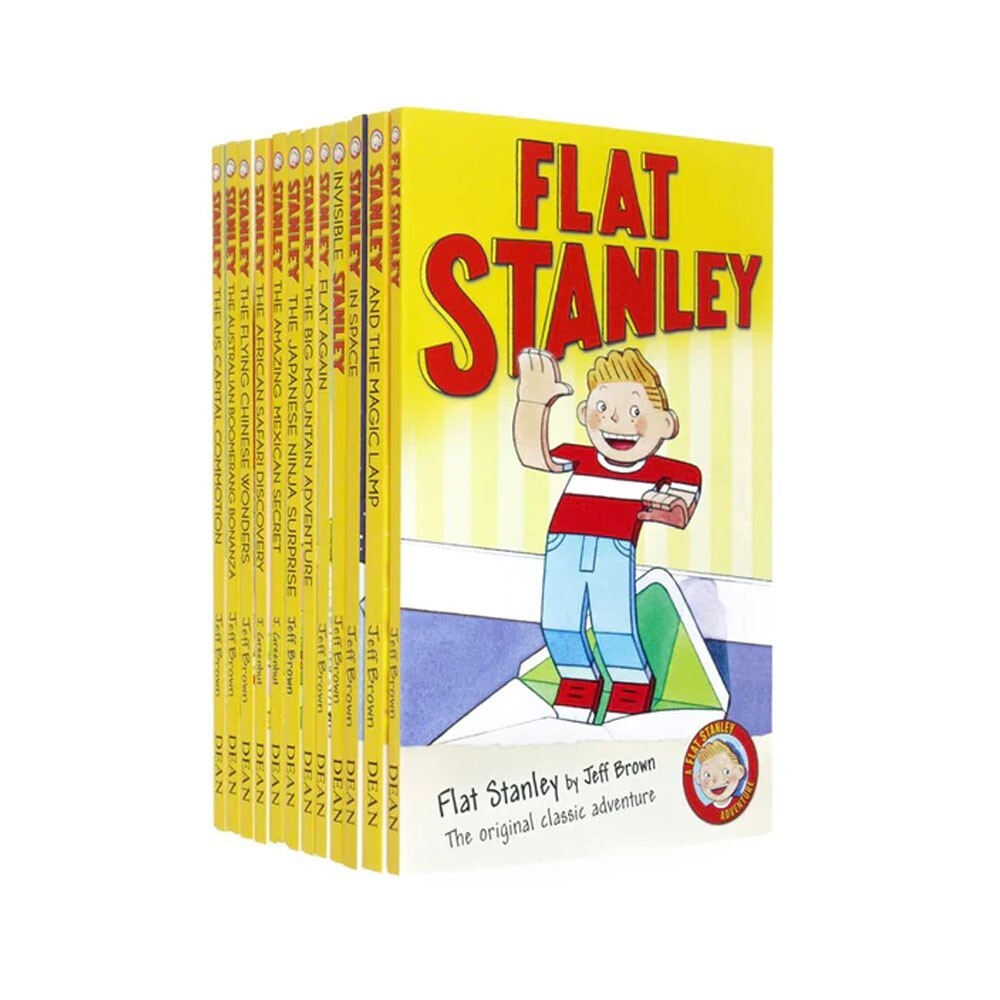 Jeff Brown Flat Stanley Adventures Collection 12 Book Set His Original Adventure