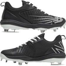 New Balance 4040 v6 (Black) Metal Cleat : L4040V6