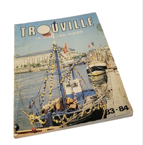 Vtg 80's Trouville France Travel Guide Book Seaside Resort Town Souvenir Pics