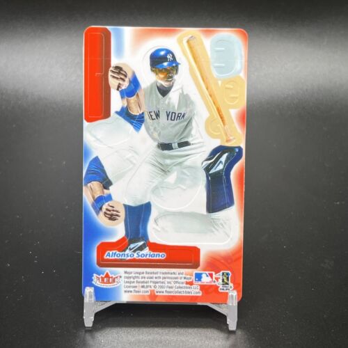 2003 Fleer MLB 3-D Stars Alfonso Soriano (Batting White Jersey) New York Yankees - Picture 1 of 2