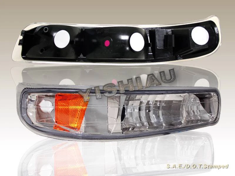 1999-02 Silverado 00-06 Tahoe suburban faros y parachoques luz de señal cromada Foto 3 de 3