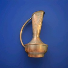 Vtg MCM Gregorian Solid Copper Hand Hammered Ewer Pitcher Vase Made in USA
