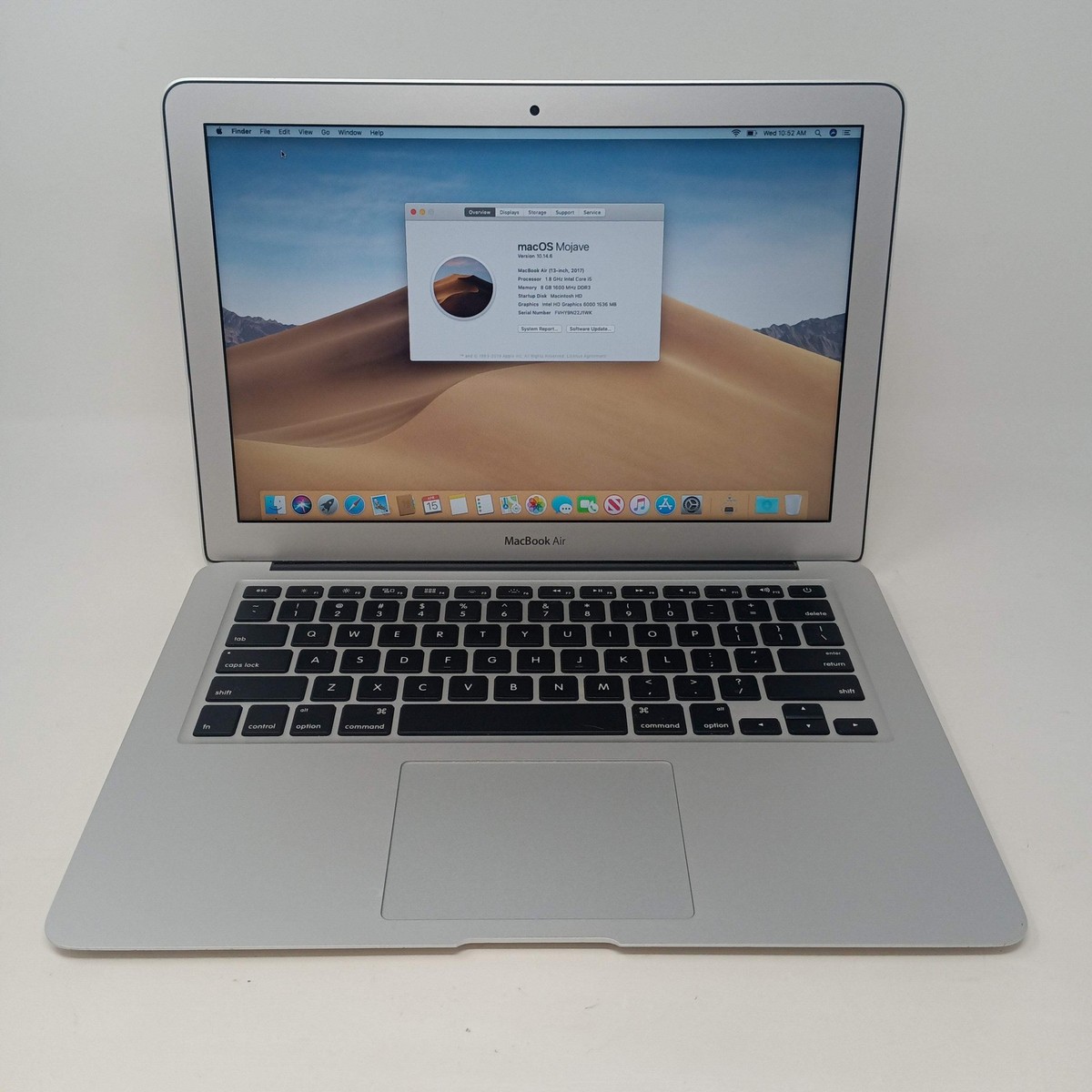 Apple MacBook Air A1466 2017 i5 8GB シルバー 2017 Apple MacBook Air 13.3