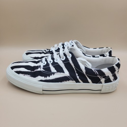 Rare Burberry Men's Zebra Low-Top Sneakers Size 43 Skate Shoes - Picture 10 of 20