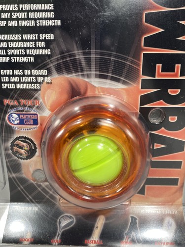 DynaFlex Powerball Lighted Amber Gyro Exerciser Strength Sport Trainer Rehab New - Picture 3 of 12